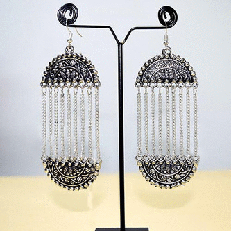 German silver earrings
