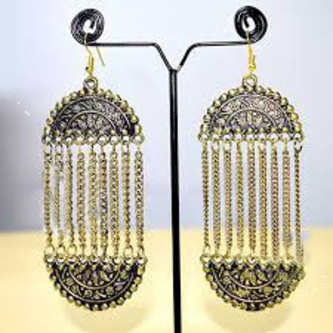 Oxidized earrings
