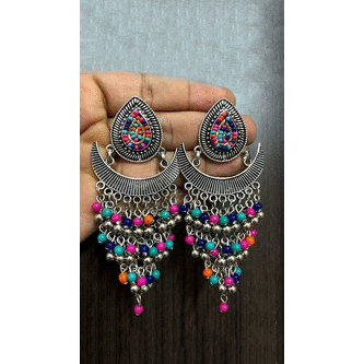 German silver earrings