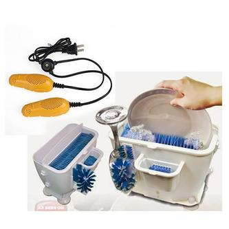 ELECTRIC SHOES DRYER AND WASH N BRIGHT PORTABLE EASY DISHWASHER COMBO - C46