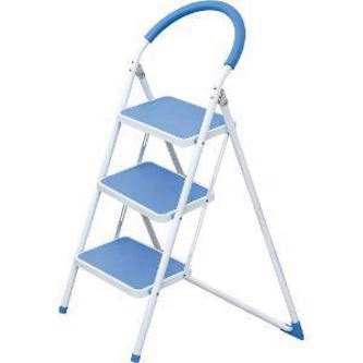 3 Step Folding Home Steel Ladder