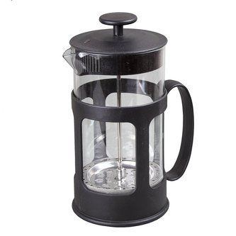  FRENCH PRESS COFFEE PLUNGER, TEA MAKER IRON CHROMED 800 ML - K451