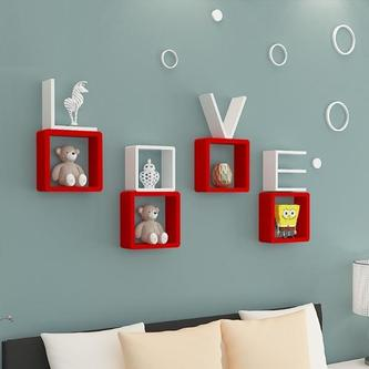 WALL SHELVES LOVE CREATIVE HOME WALL DÉCOR - K164
