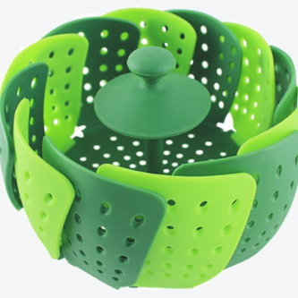 FOLDING NON-SCRATCH STEAMER BASKET - K301